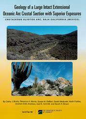 Book cover - Geology of a Large Intact Oceanic Arc Crustal Section (Mex)