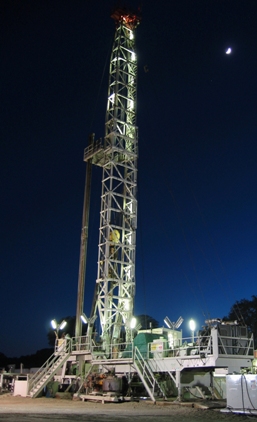 The SAFOD drill site, Parkfiled, California. Photo courtesy: USGS